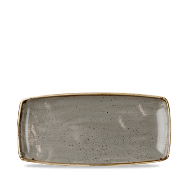 Peppercorn Grey Oblong Plate 29.5 x 14cm